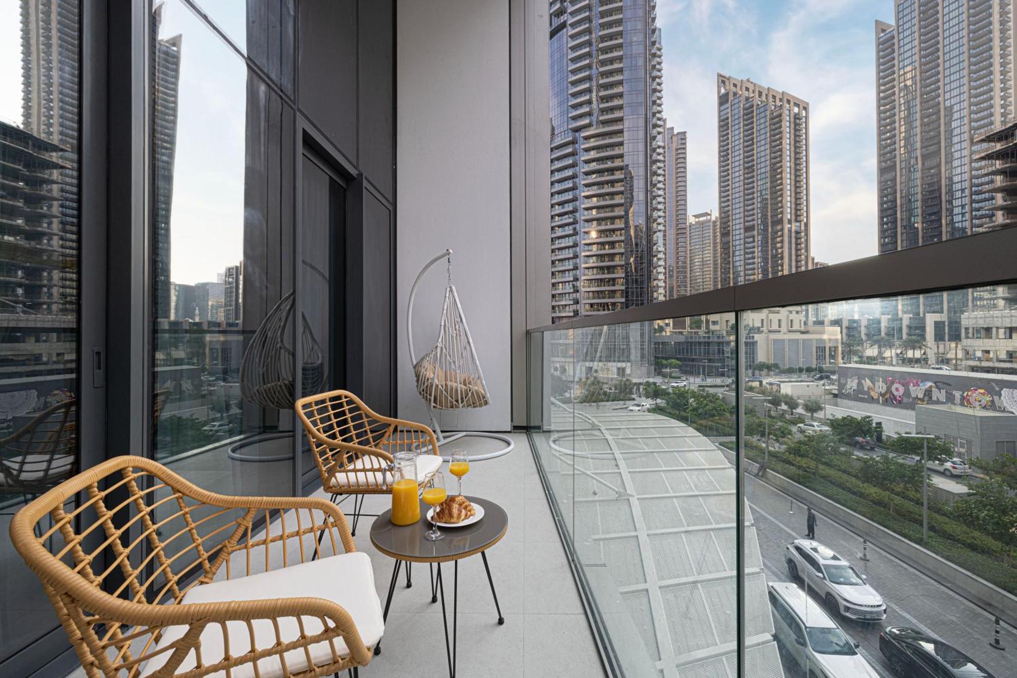 Apartment Emaar Grande - Elegant 1 Bedroom - Infinity Pool - 1min To Mall And Burj Khalifa *