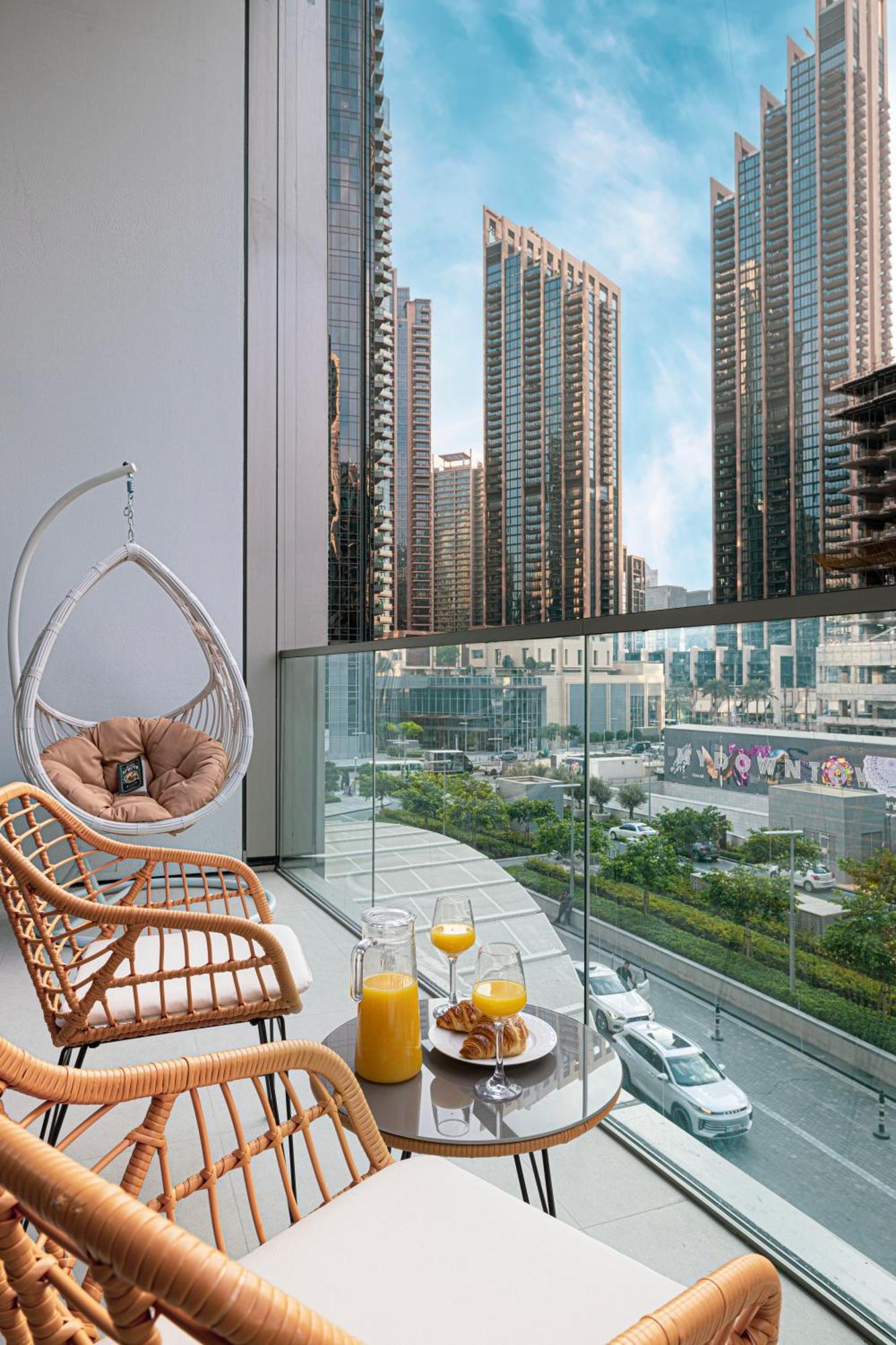 Emaar Grande - Elegant 1 Bedroom - Infinity Pool - 1min To Mall And Burj Khalifa Dubai