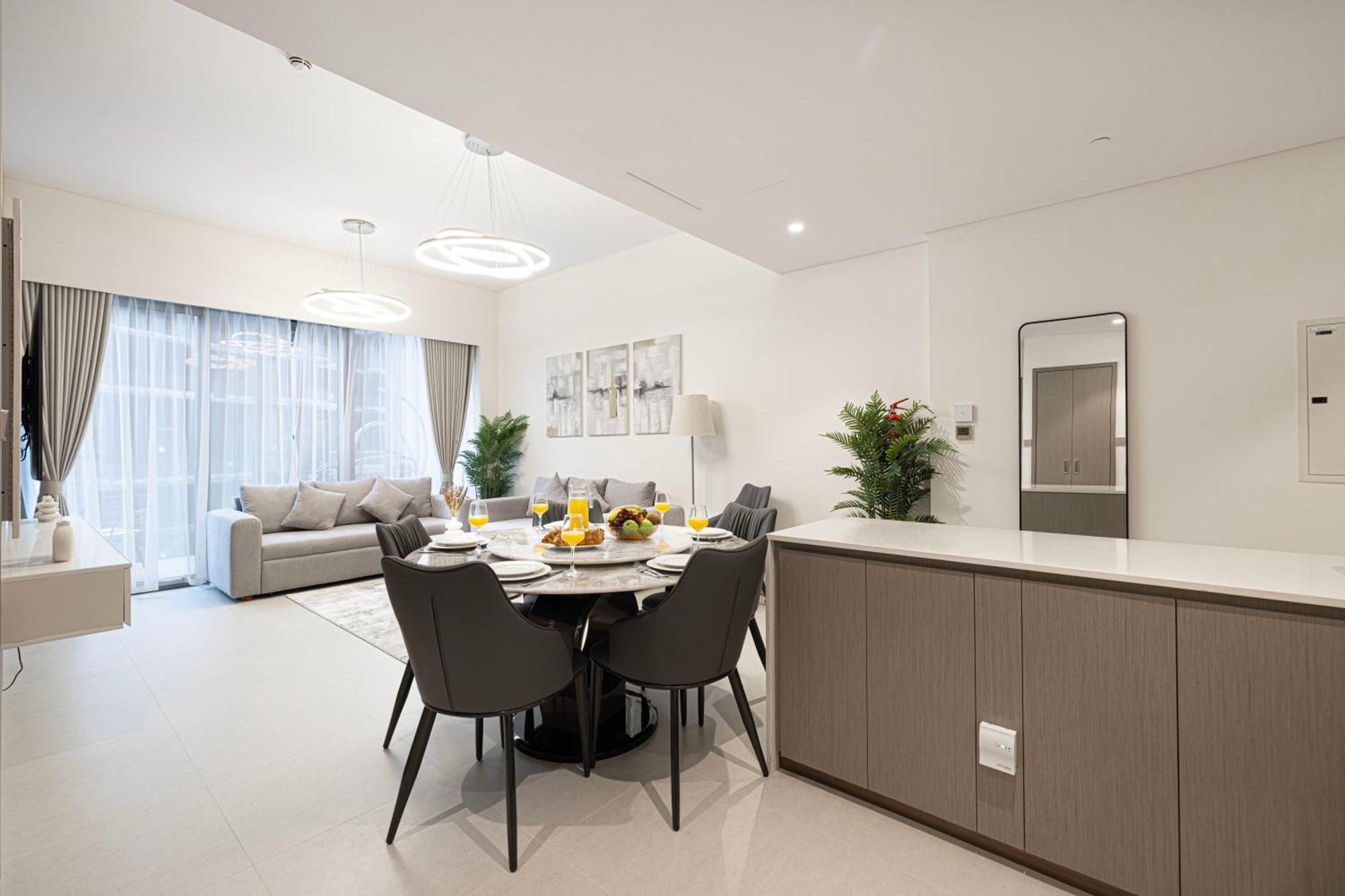 Apartment Emaar Grande - Elegant 1 Bedroom - Infinity Pool - 1min To Mall And Burj Khalifa Dubai
