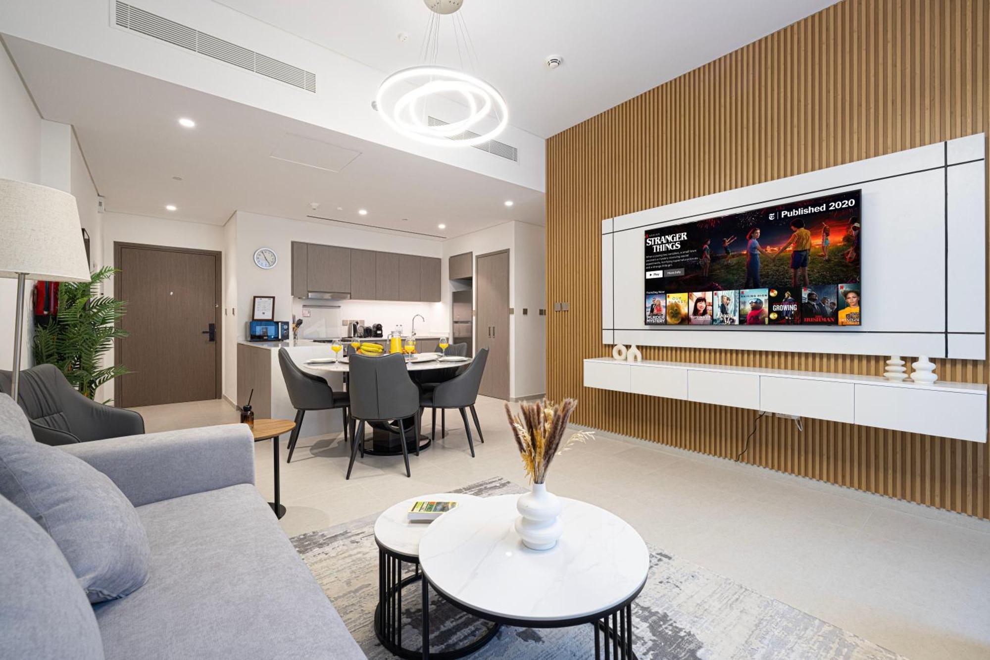 Emaar Grande - Elegant 1 Bedroom - Infinity Pool - 1min To Mall And Burj Khalifa * Dubai