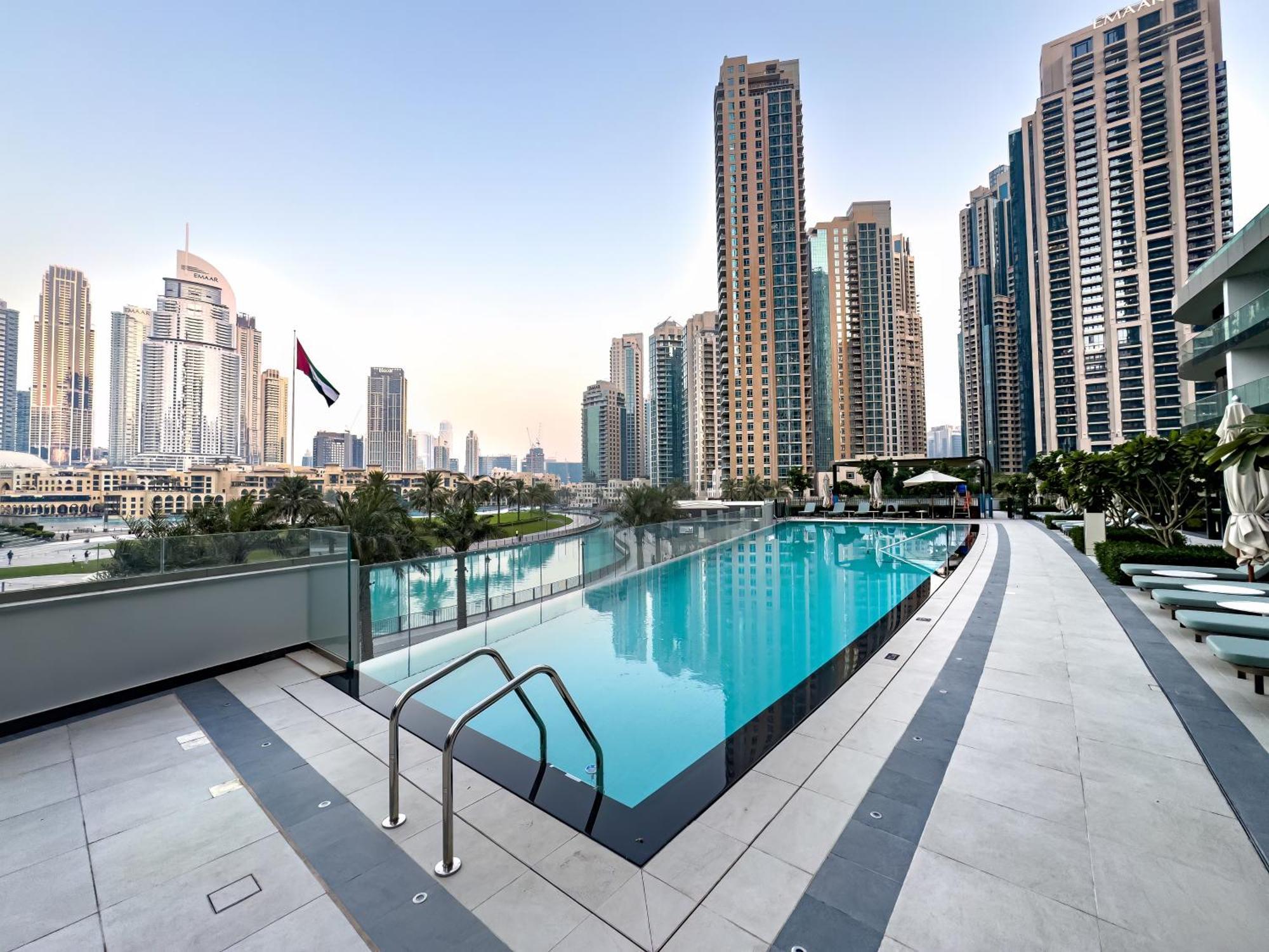 Emaar Grande - Elegant 1 Bedroom - Infinity Pool - 1min To Mall And Burj Khalifa Apartment *