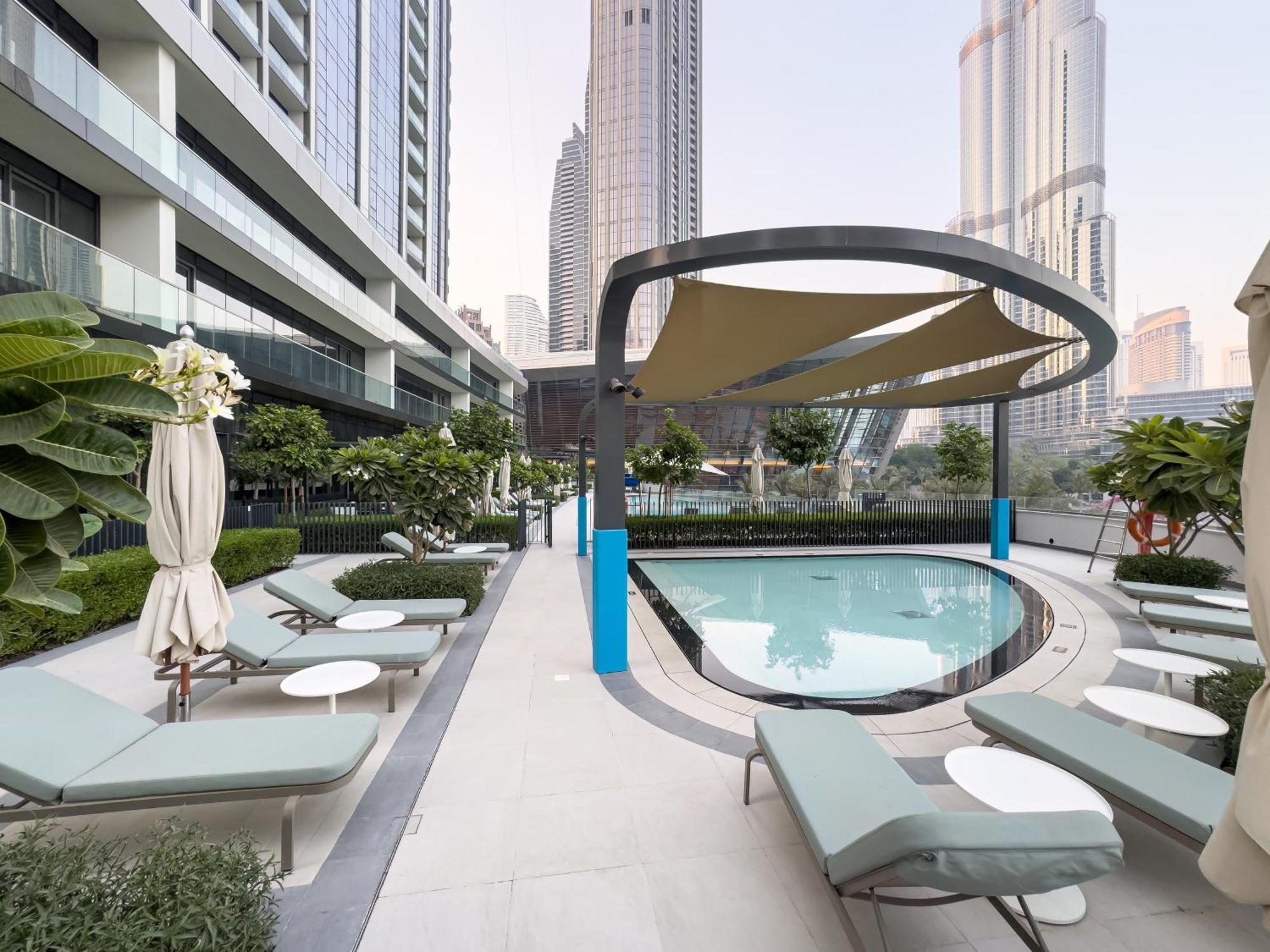 Emaar Grande - Elegant 1 Bedroom - Infinity Pool - 1min To Mall And Burj Khalifa Apartment Dubai