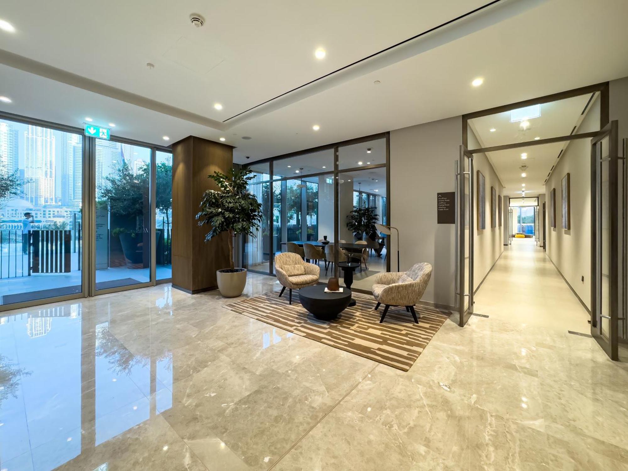 Apartment Emaar Grande - Elegant 1 Bedroom - Infinity Pool - 1min To Mall And Burj Khalifa